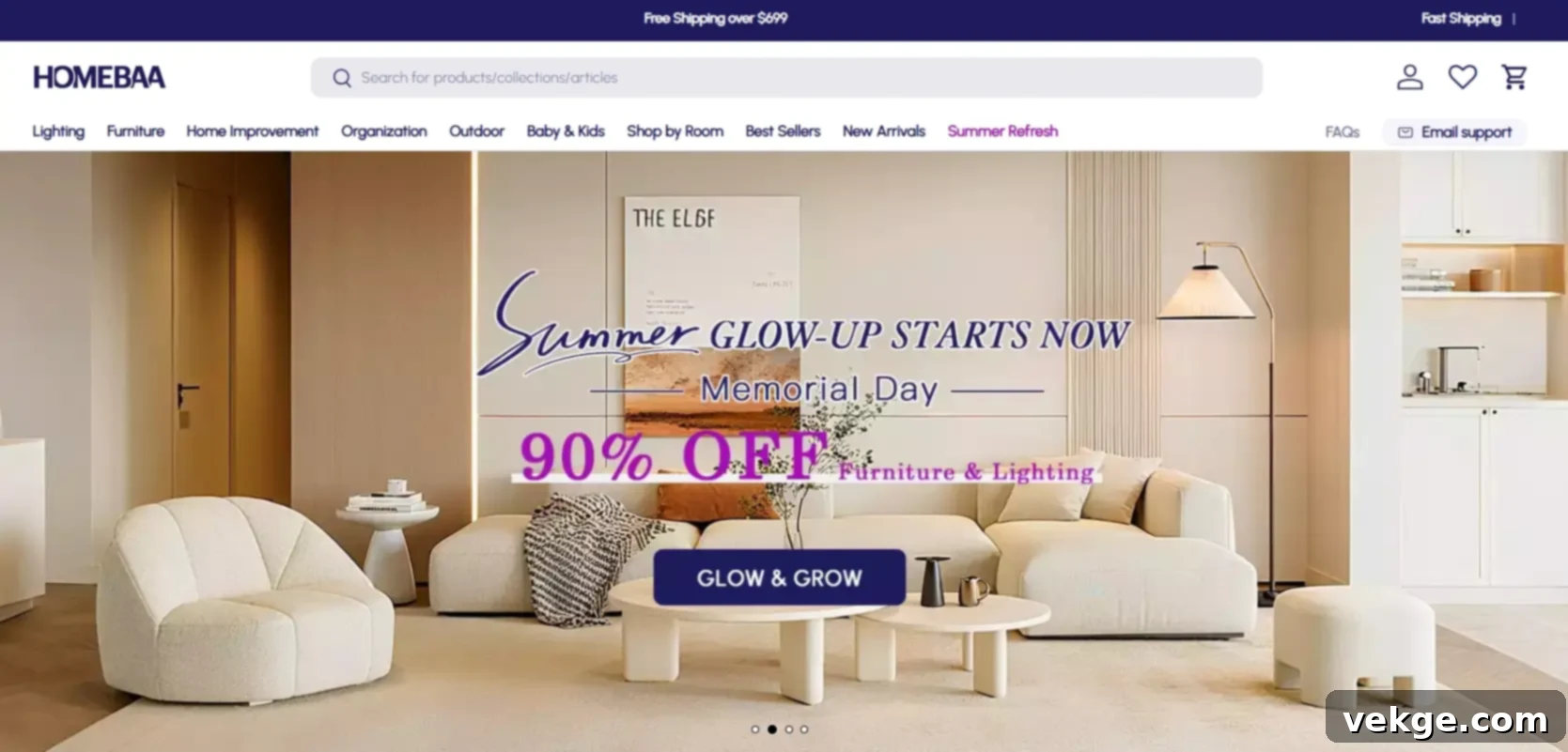 Homebaa Lighting Collection Showcase