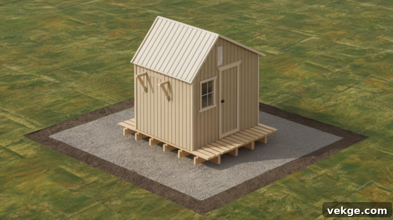What is a Skid Foundation for Sheds