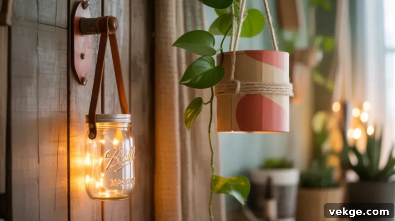Upcycled Wall Sconces