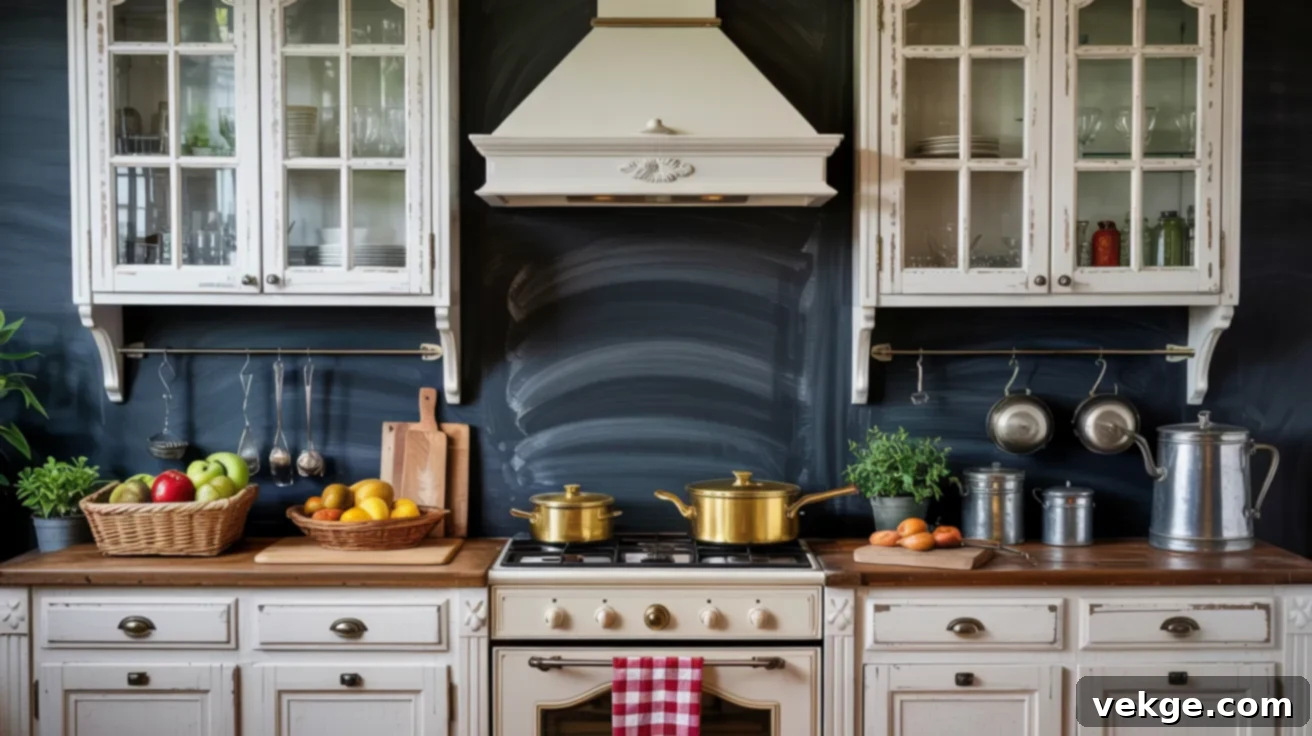 Chalkboard Backsplash Idea