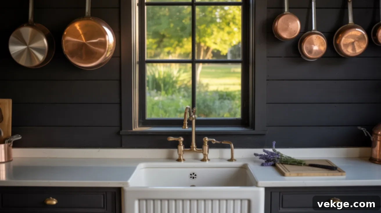 Black Shiplap Backsplash
