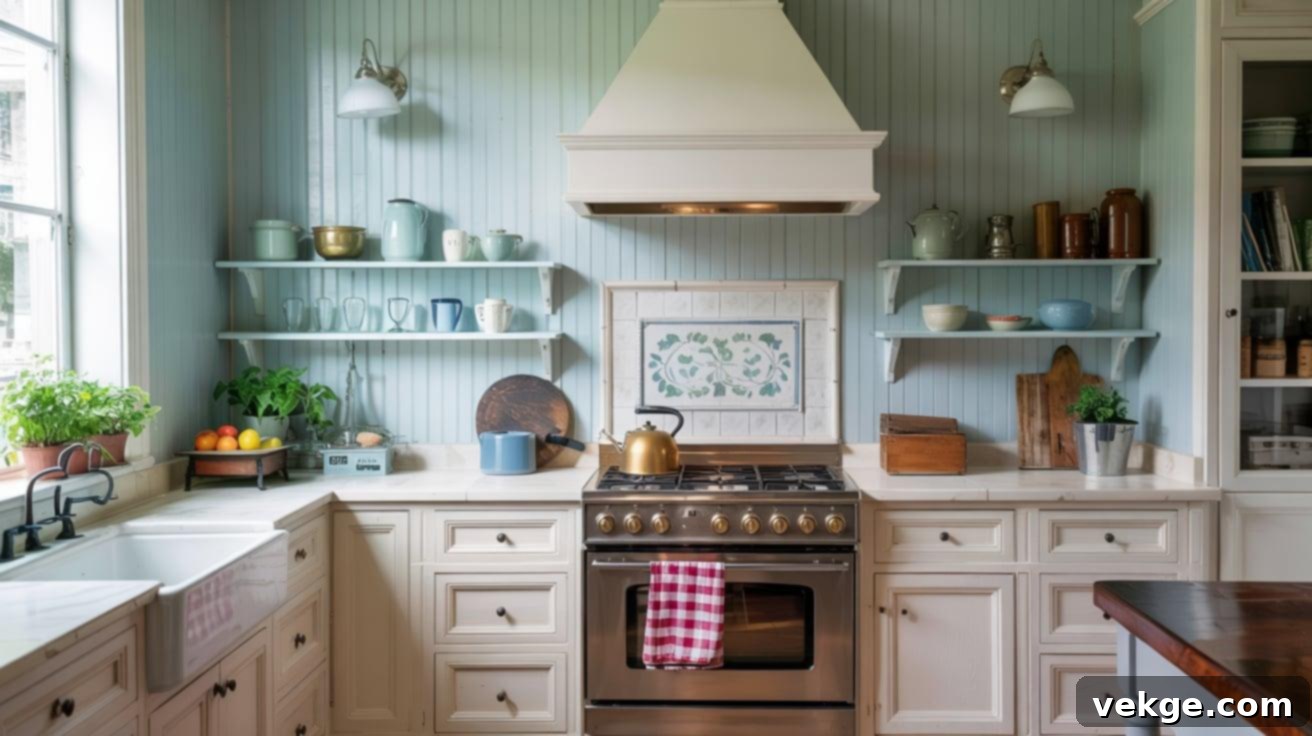 Pale Blue Backsplash Tile