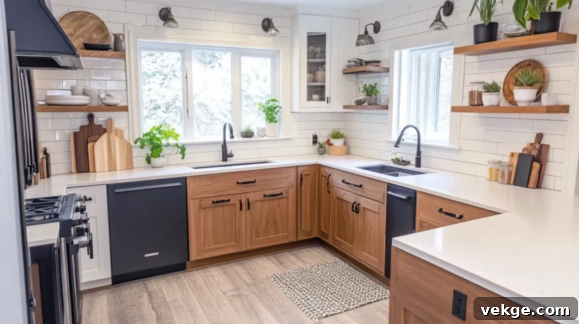 Soft Cream Ceramic Tile Backsplash