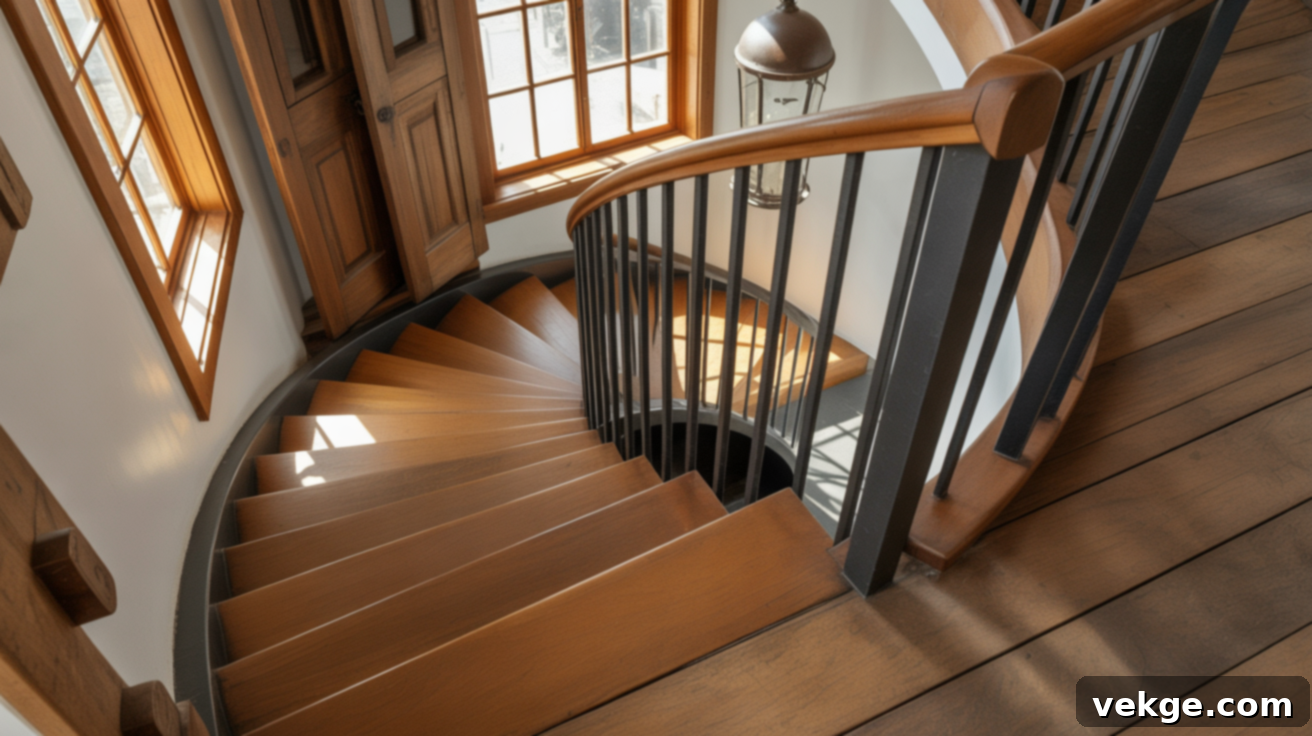 Spiral_Staircase_With_Farmhouse_Elements