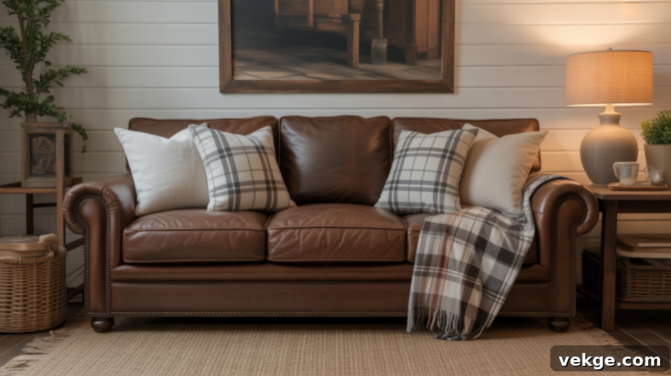 Plaid Pillow Accents