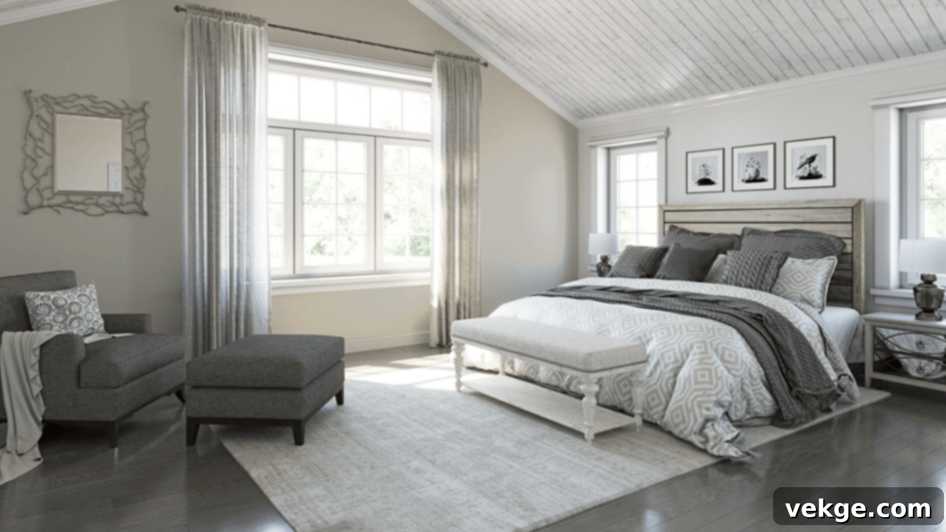 Gossamer Veil in Cozy Bedroom