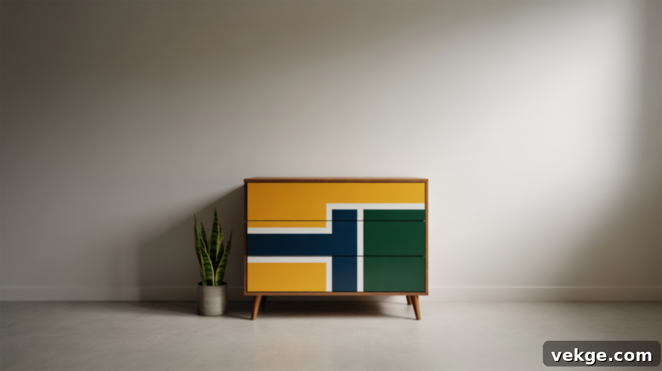 Painted Geometric Shapes