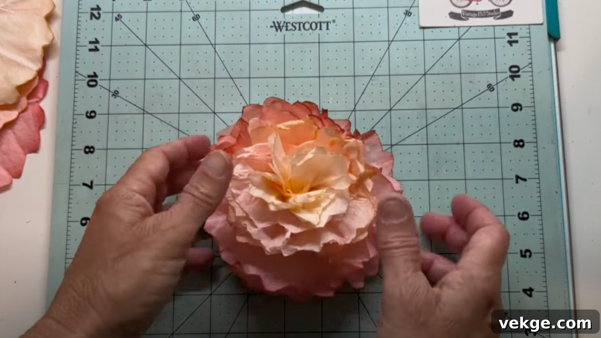 How to Assemble Coffee Filter Flowers: Layering and Stemming