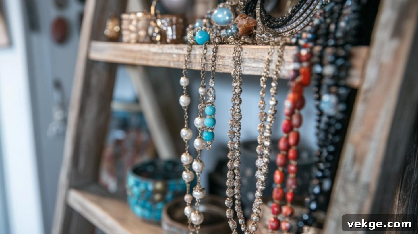 Ladder_Jewelry_Display