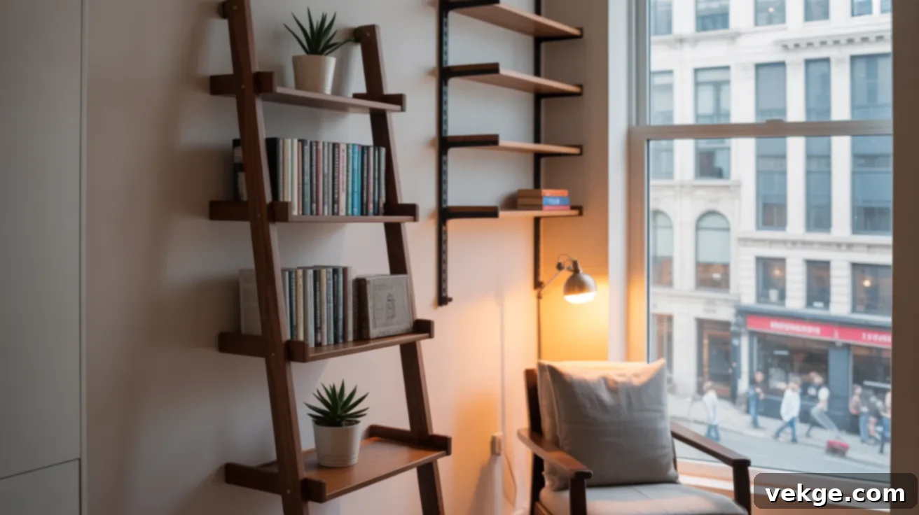 Best_Ladder_Decor_Ideas_for_Small_Spaces