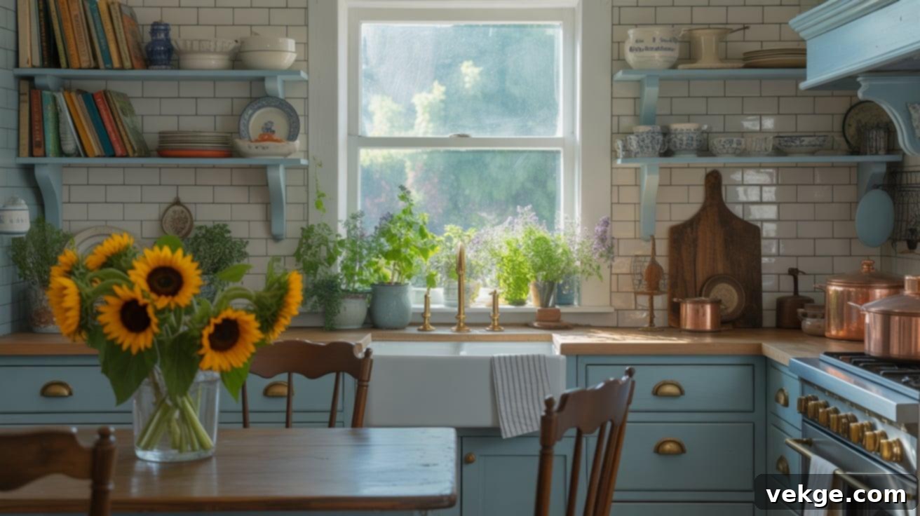 Blue Dusk Kitchen Cabinets
