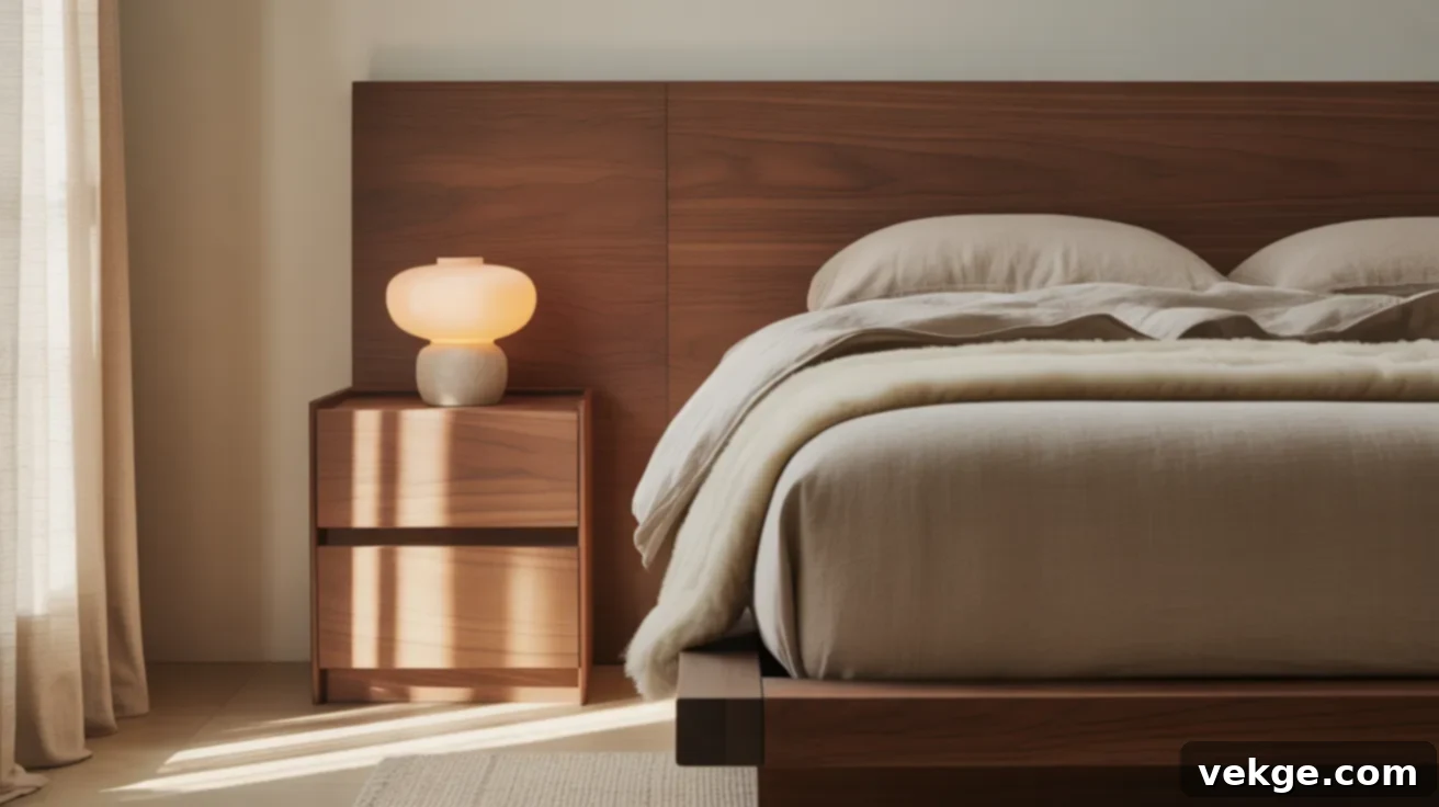 Platform and High Beds with tall nightstands
