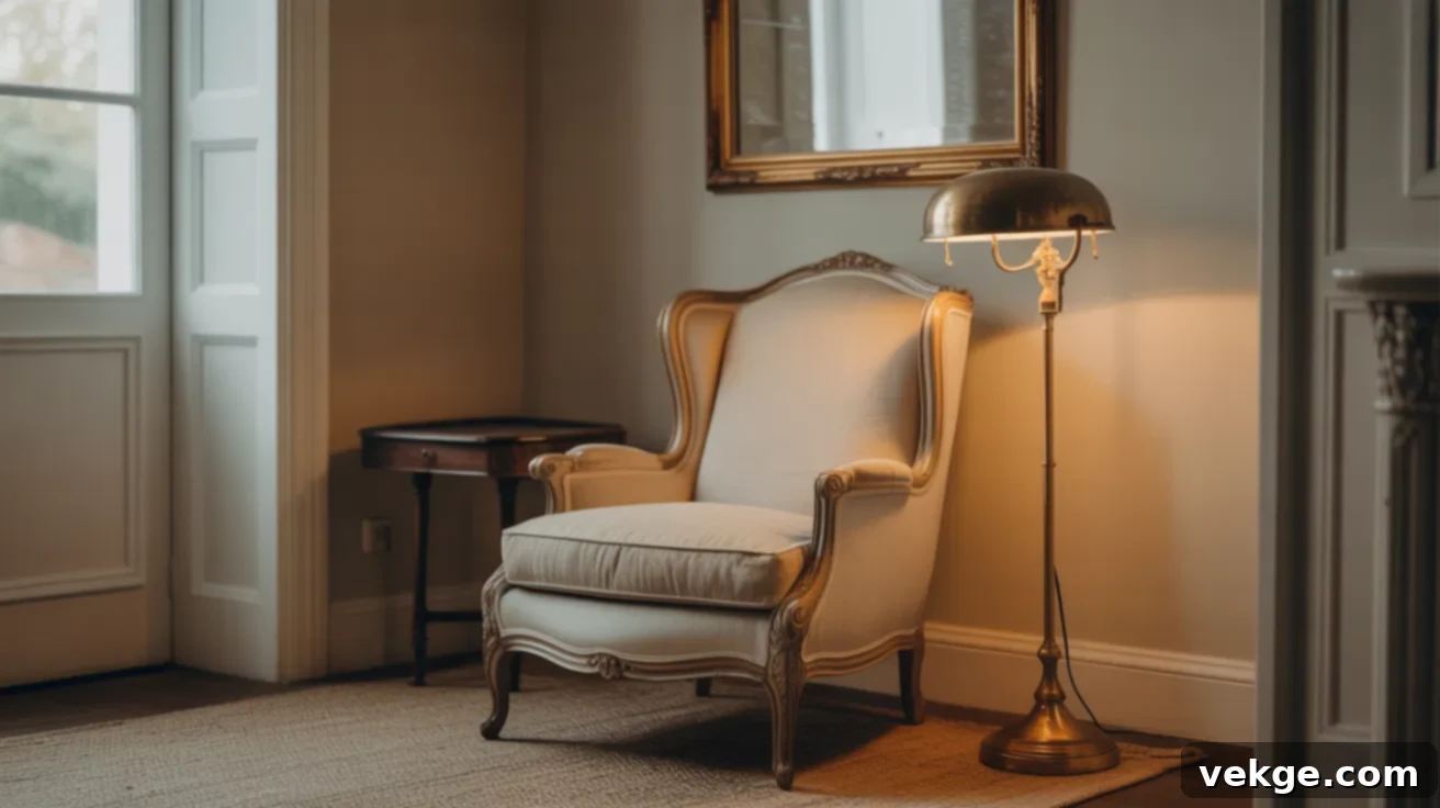 Subtle Gold Accents for French Decor