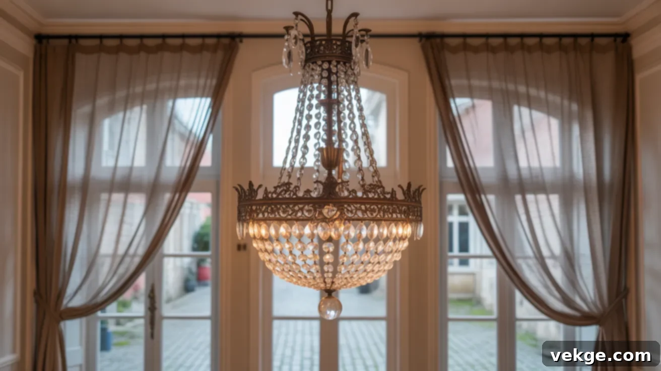 Vintage Chandelier for French Ambiance
