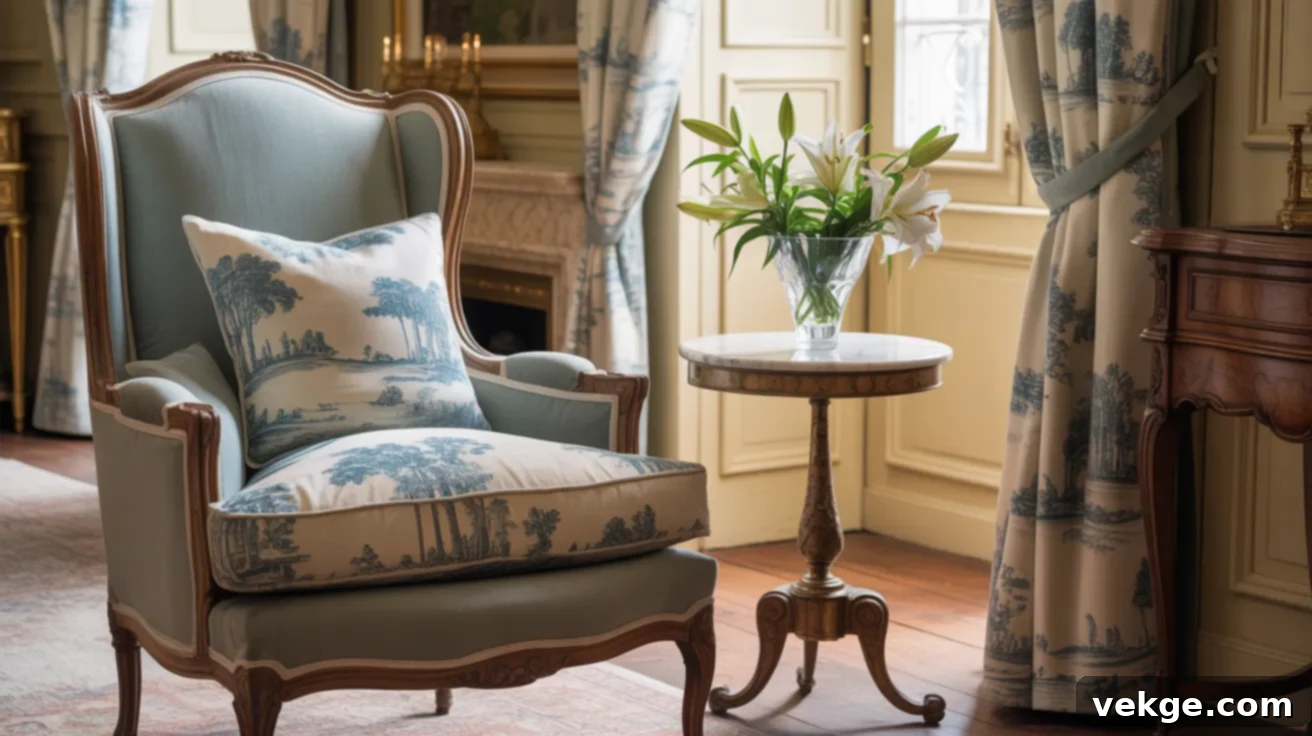 Toile de Jouy Fabric for Classic French Textiles
