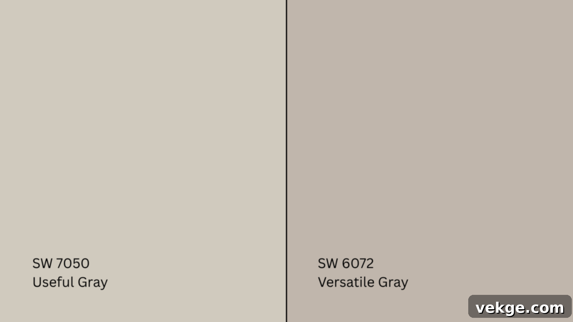 Useful Gray vs Versatile Gray: A comparison of light and deep greige tones