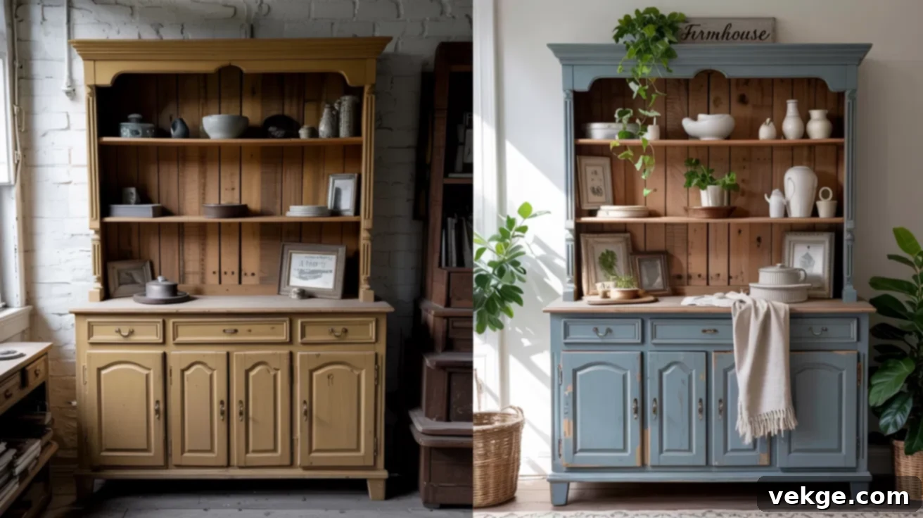 Dusty_Blue_Painted_Hutch