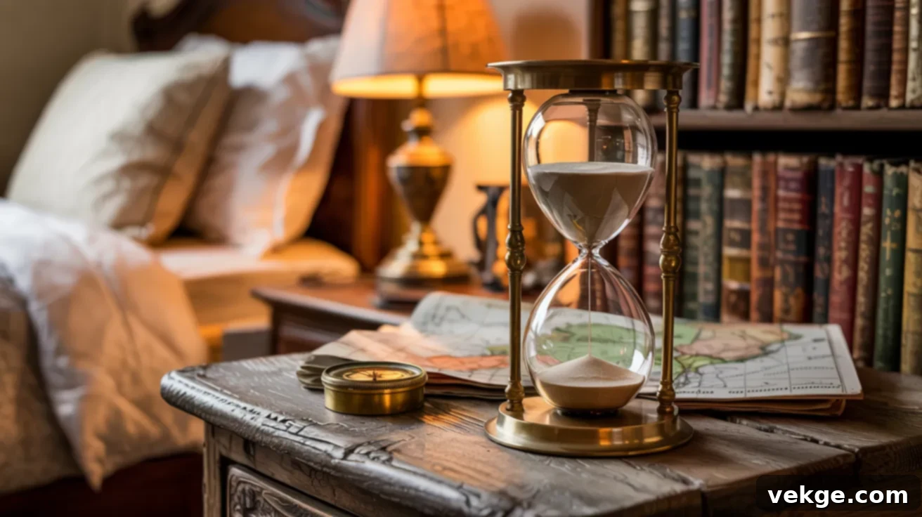 Display a Globe, Compass, or Hourglass for a Scholarly Dark Academia Touch