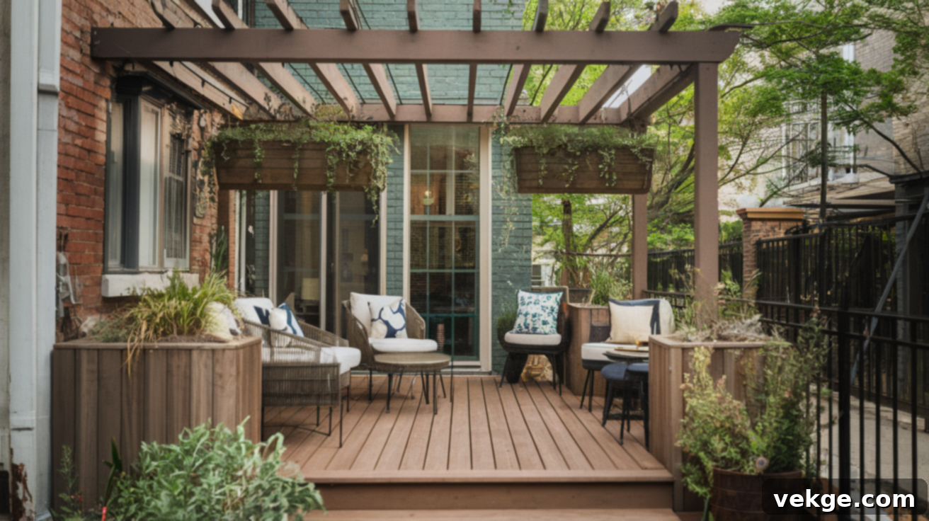 Hang Planters or Trailing Baskets on your deck