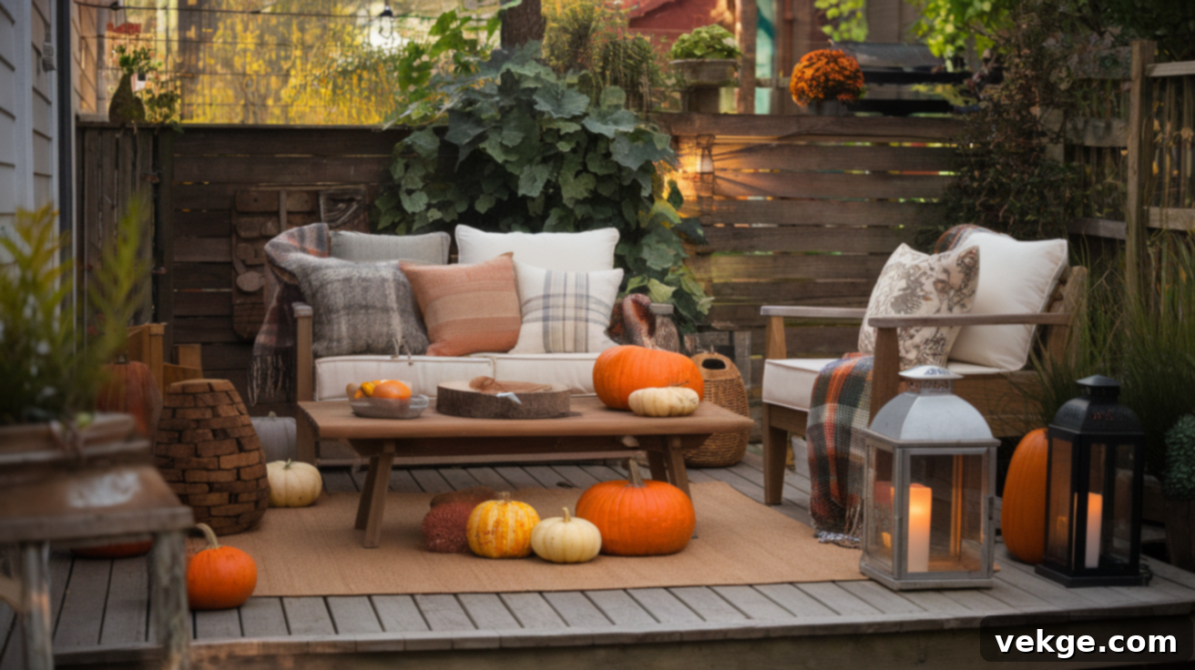 Change Your Decor with The Seasons on your deck
