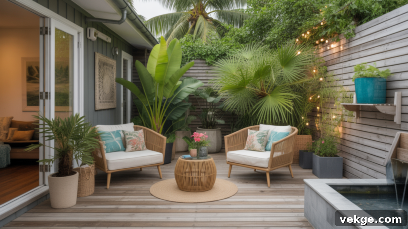 Transform your deck into a Tropical Oasis