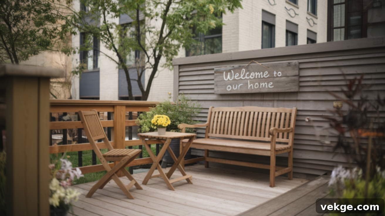 Display Outdoor-Friendly Wall Decor on your deck