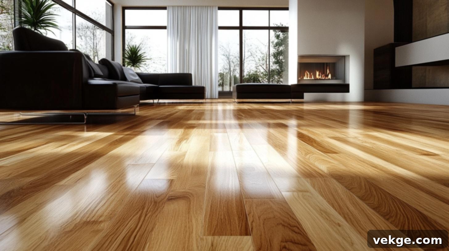 Satin Finish on Hardwood Floors