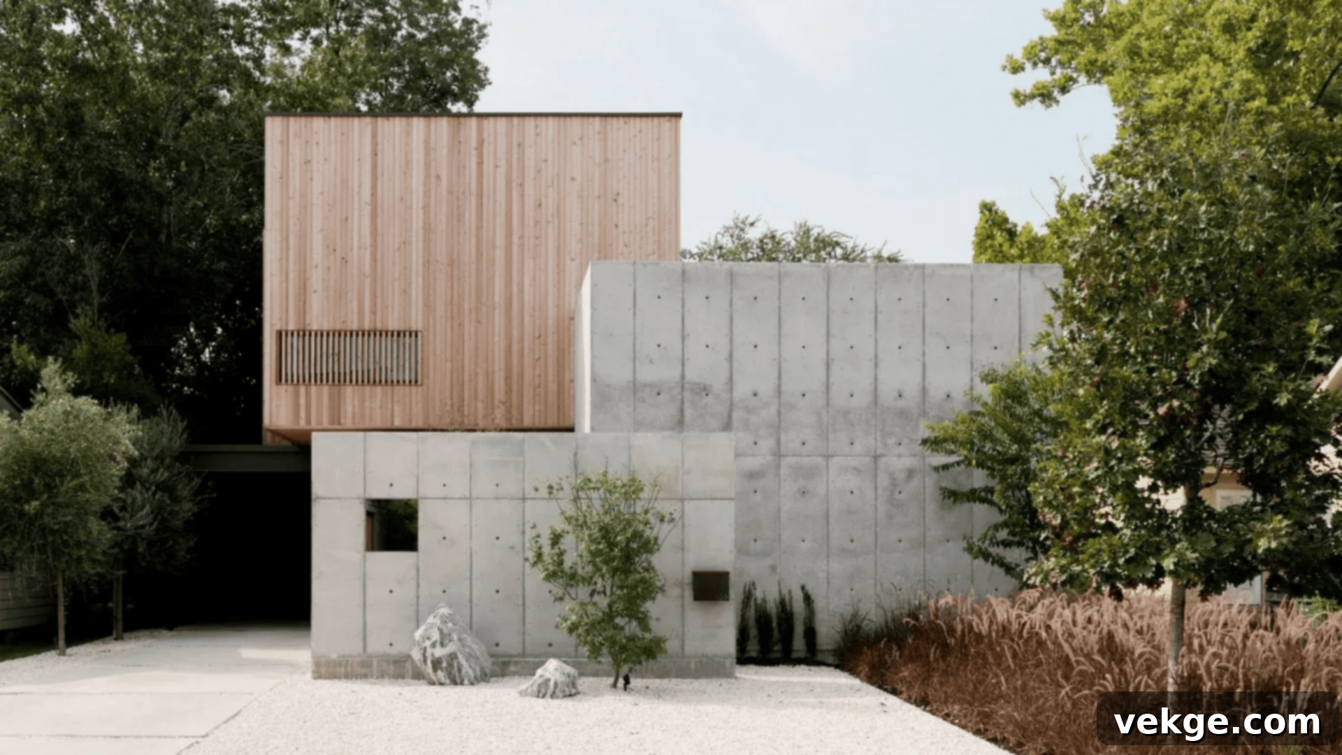Architect Christopher Robertson's Texas home with Japanese modernist influences.