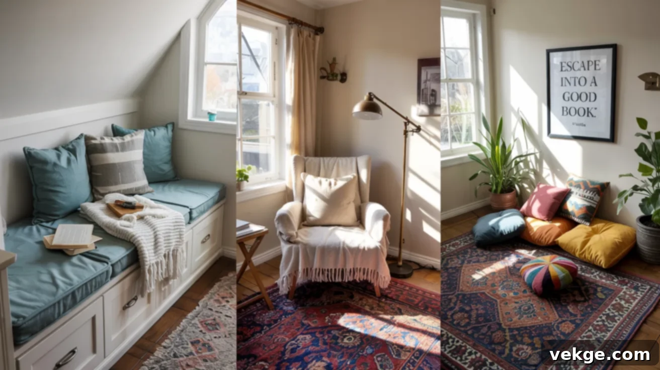Picking a Style and Seating That Suits Your DIY Reading Nook Space