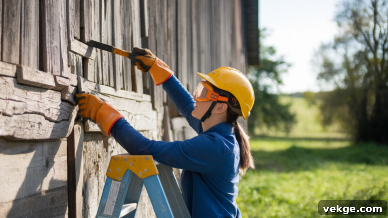 DIY Barn Demolition