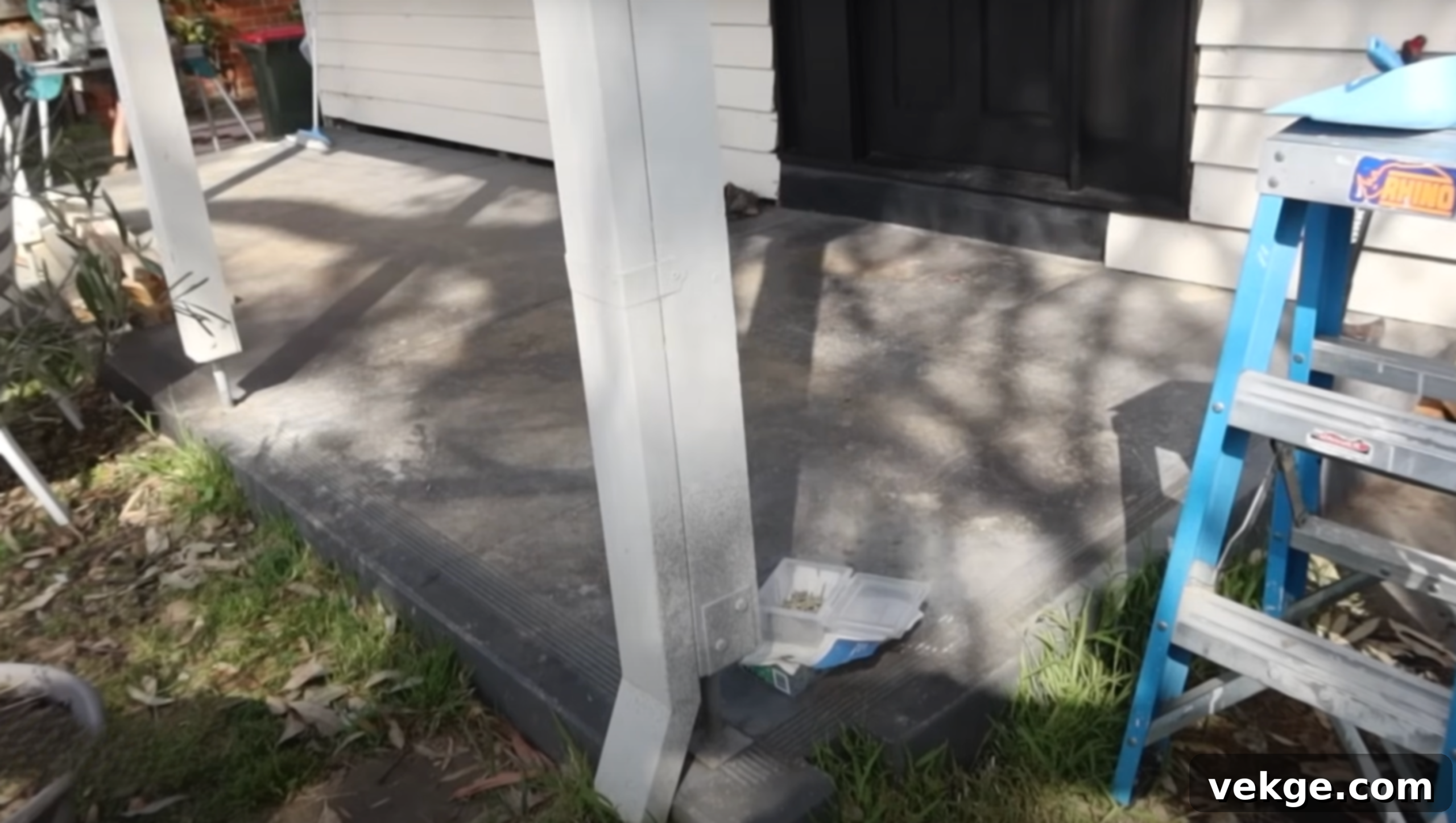 Prepare the Concrete Slab for Decking