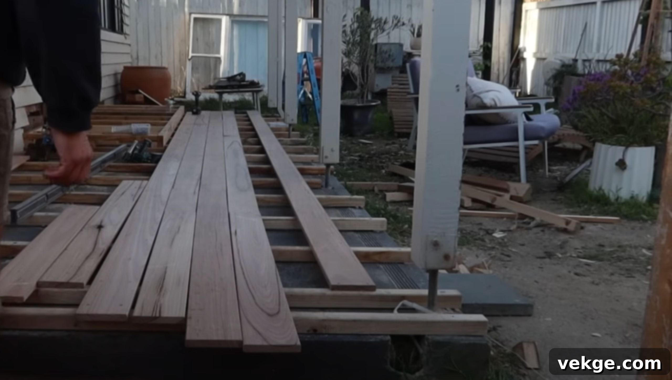 Installing Decking Boards