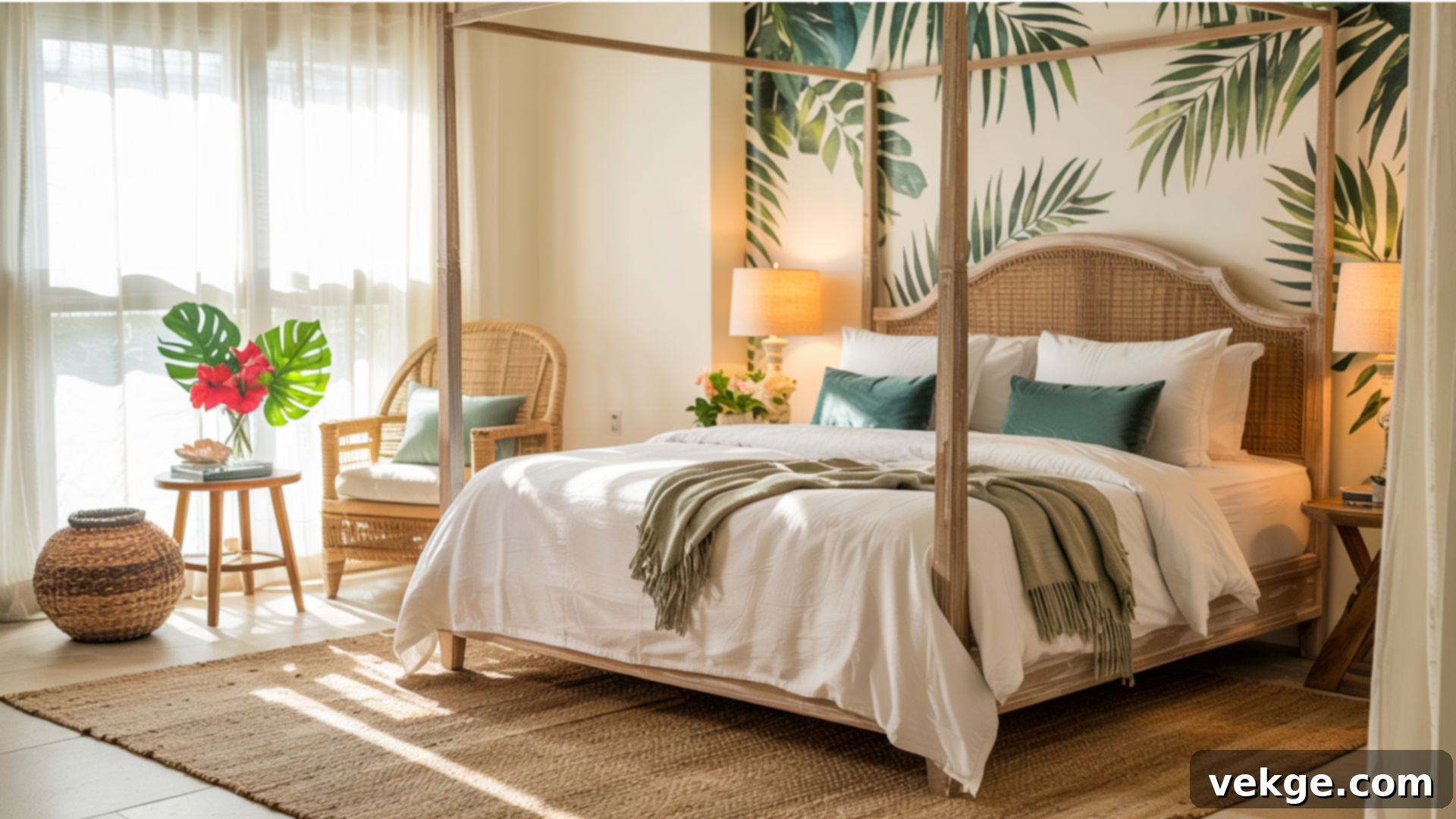 Tropical Coastal Bedroom