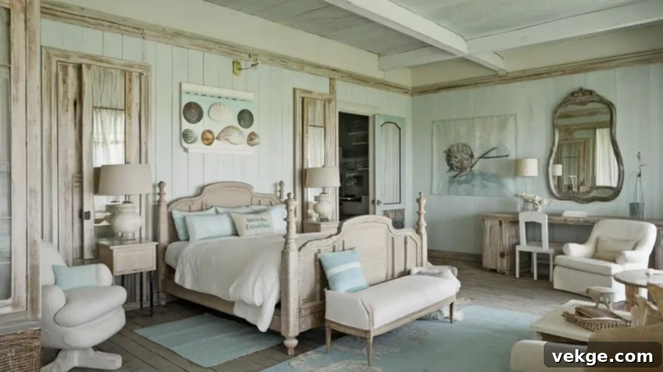 Vintage Coastal Bedroom