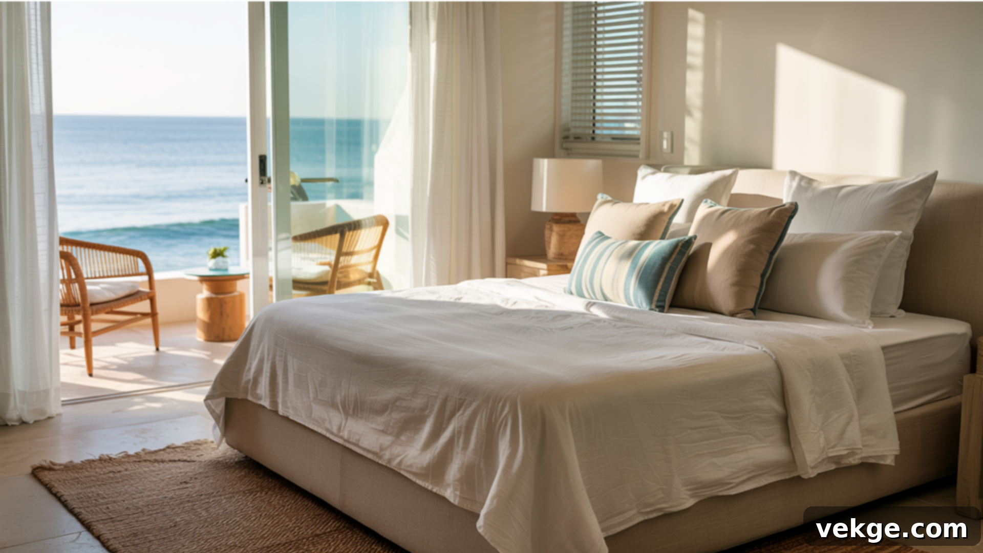 Coastal Bedroom with Natural Light