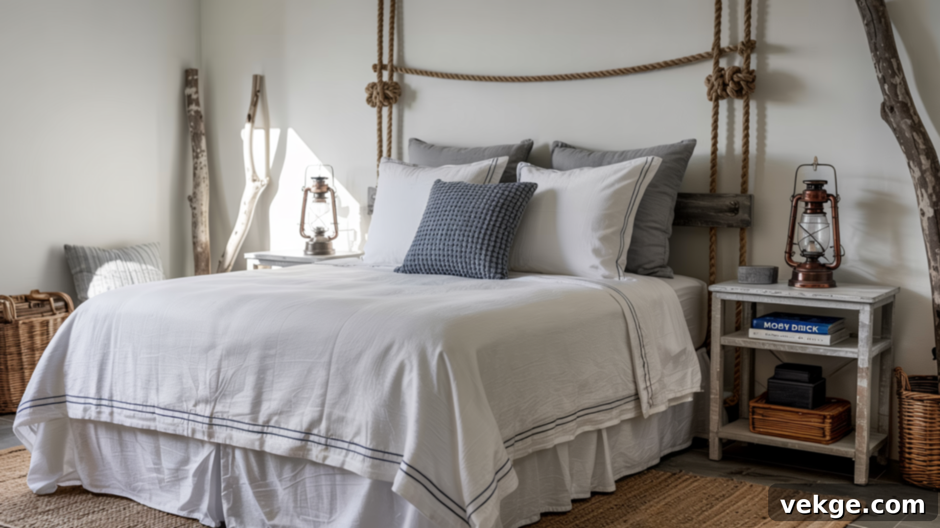 Coastal Bedroom with Nautical Accents