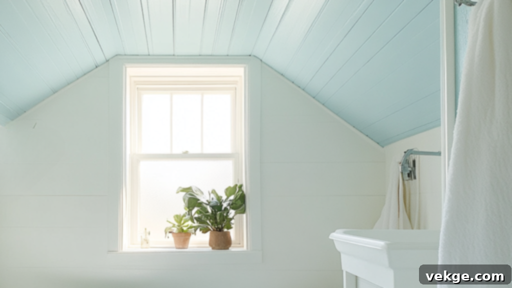Paint the Ceiling Light Blue