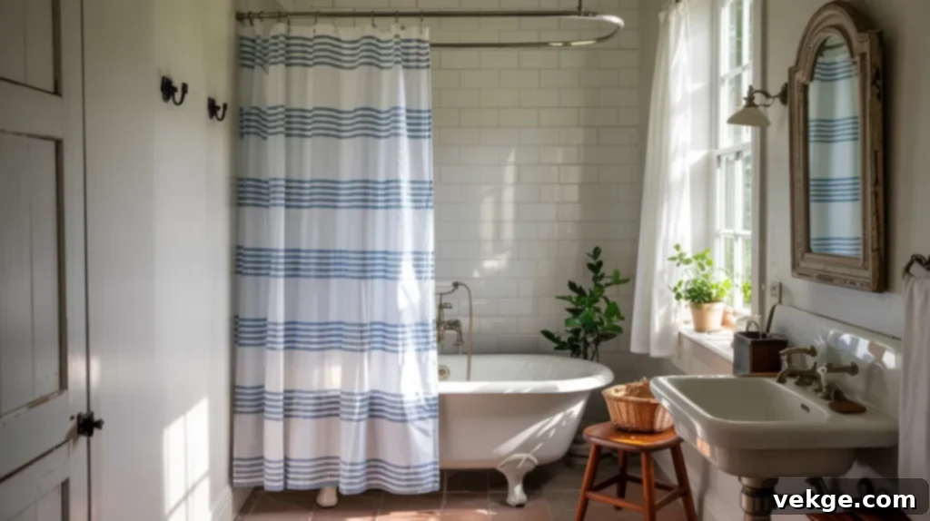 Nautical-Inspired Shower Curtain