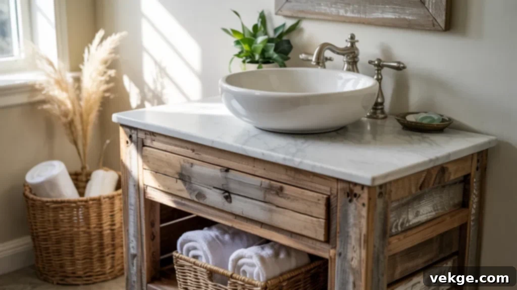 Weathered Wood Vanities