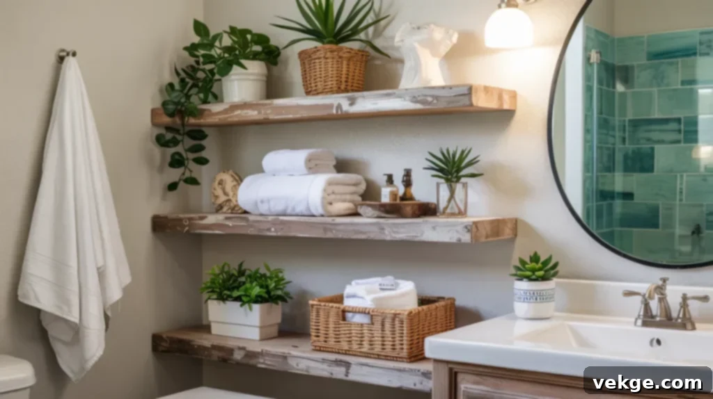 Install an Open Wood Shelf