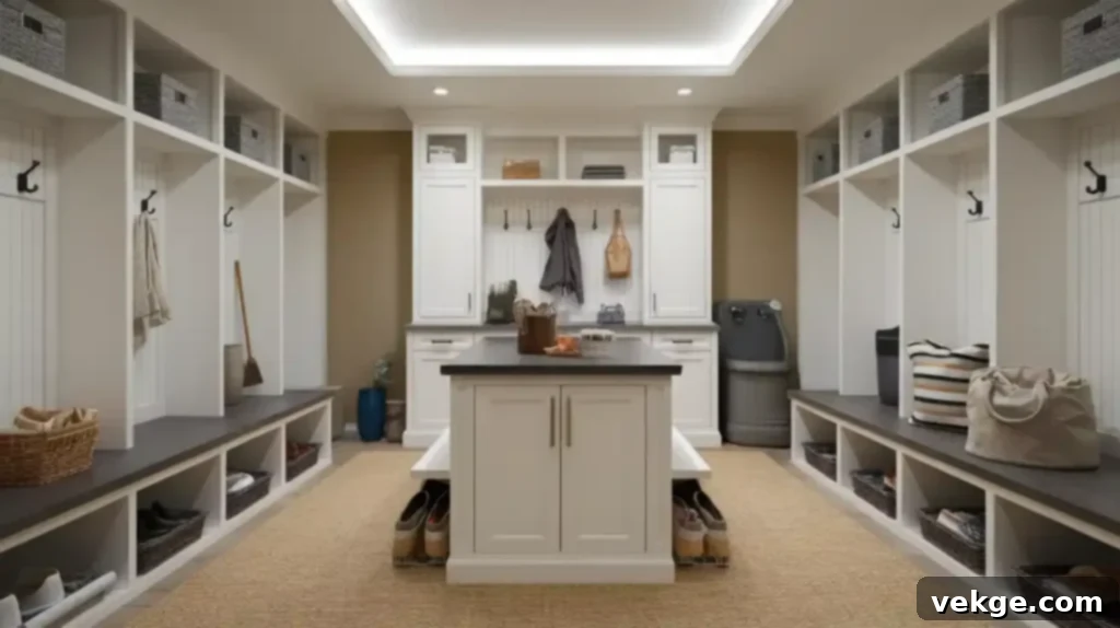 Dual-Function Island for Folding and Storage