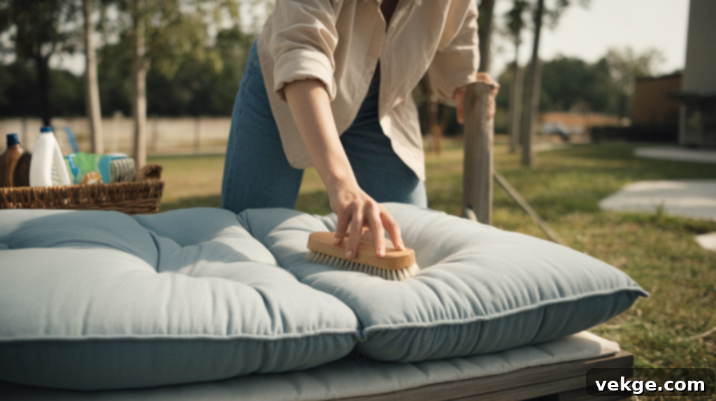 Scrub the Cushions