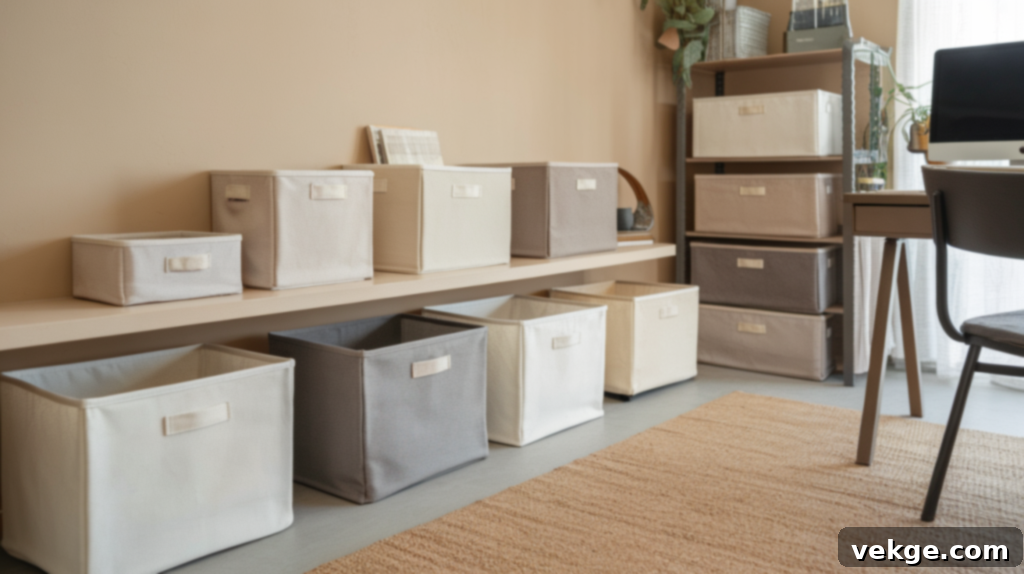 Use Soft Fabric Bins