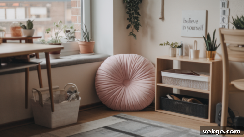 Add a Small Floor Cushion
