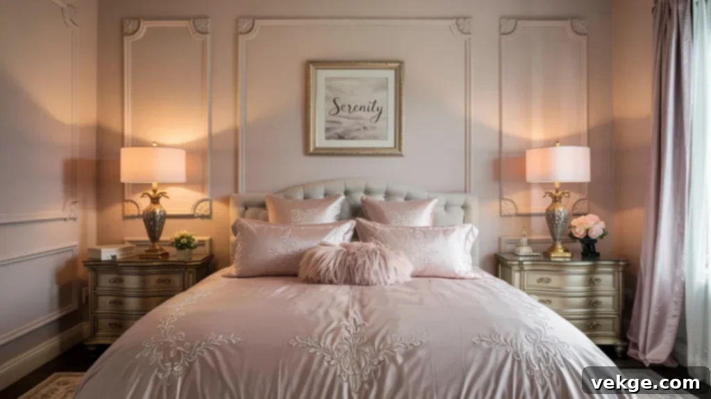 Blush Pink with Silver Accents