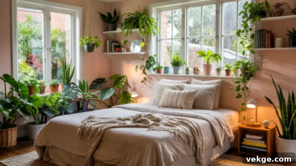 Blush Pink with Greenery