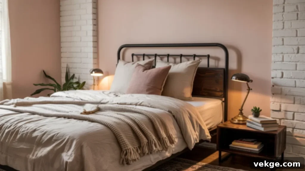 Blush Pink with Industrial Accents