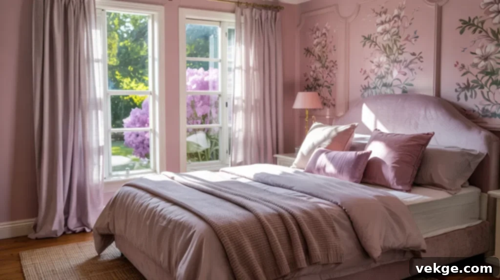 Blush Pink and Lavender