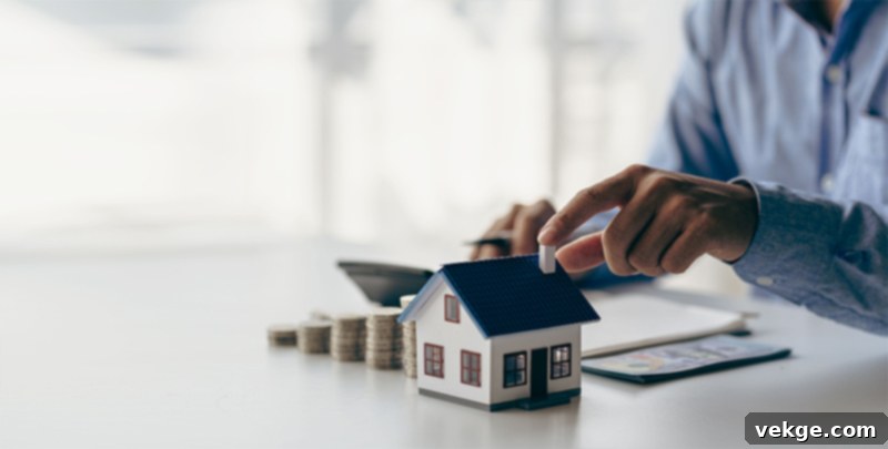 A couple discussing finances, looking at documents on a table, with a calculator and coffee. Represents smart financial planning for a home purchase.