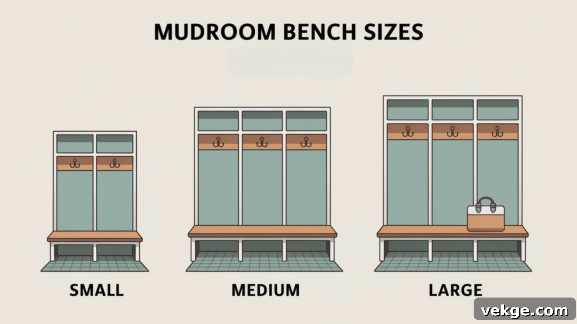 Other Dimensions for Mudroom Benches